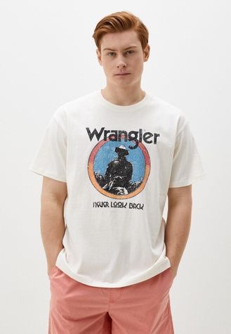 Футболка Wrangler VINTAGE Білий M 112329201 112329201 фото