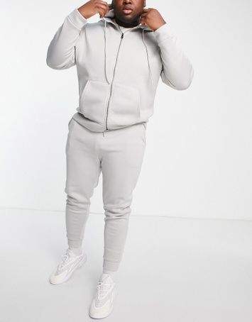 Спортивні штани Threadbare Plus Size Сірий 2XL 2016301 2016301 фото