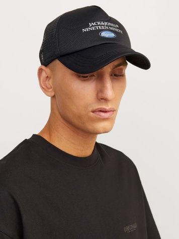 Кепка Jack&Jones River Trucker Чорний OS 12263317 12263317 фото