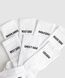 Шкарпетки високі Gymshark Graphic Crew Socks 7-пар Білий 35-38 I3A2V-WB57 I3A2V-WB57 фото 2