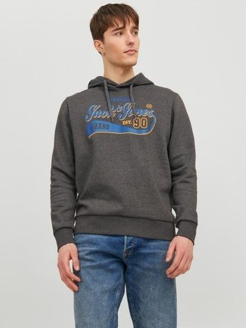 Худі Jack&Jones Logo 2Col Сірий XS 12233597 12233597 фото
