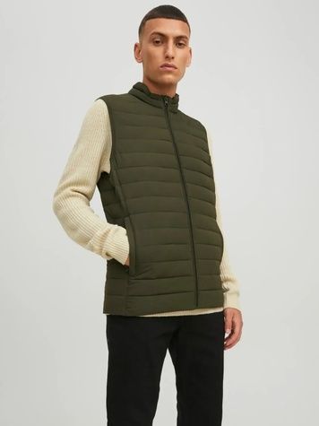 Безрукавка Jack & Jones Recycle BodyWarmer Хакі L 12211132 12211132 фото