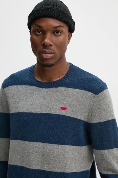Джемпер Levi's Block Stripe Knit Синій M A4320-0016 A4320-0016 фото