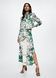 Атласна спідниця Mango Printed Satin Зелений XL 37041308 37041308 фото 2