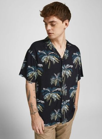 Сорочка Jack&Jones Camicia Malibu Чорний S 12209227 12209227 фото