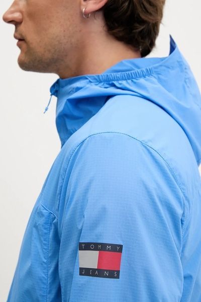 Вітровка Tommy Jeans OUTDOOR SHELL Блакитний S DM0DM21669 DM0DM21669 фото