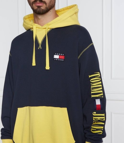 Худі Tommy Jeans Panelled Colour Block Синій XL TJ060455SK TJ060455SK фото