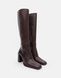 Чоботи MANGO Square Toe Leather W Коричневий 38 37097109 32
