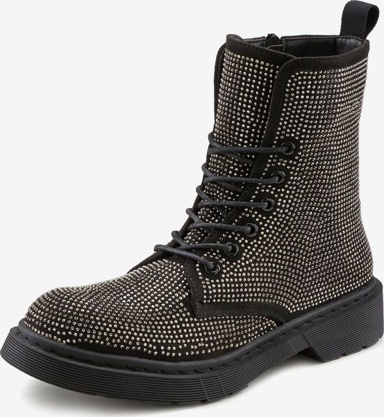 Чоботи LASCANA Ankle Boots in Silver Чорний 41 LAS6884001 LAS6884001 фото