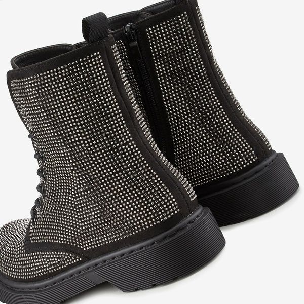 Чоботи LASCANA Ankle Boots in Silver Чорний 41 LAS6884001 LAS6884001 фото