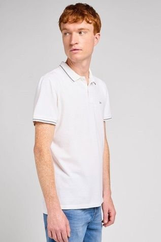 Футболка Lee Pique Polo Білий M 112349973 112349973 фото