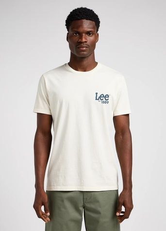 Футболка Lee Loose Logo Бежевий 2XL 112349091 112349091 фото