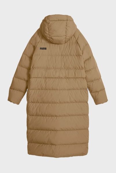 Пуховик PUMA Long Hooded Down Coat W Коричневий M 675365-85 675365-85 фото