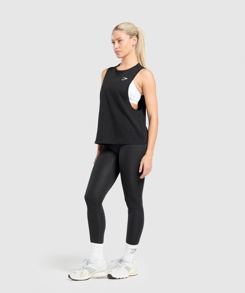 Майка Gymshark Training Drop Arm Tank W Чорний L B3B8E-BB2J B3B8E-BB2J фото