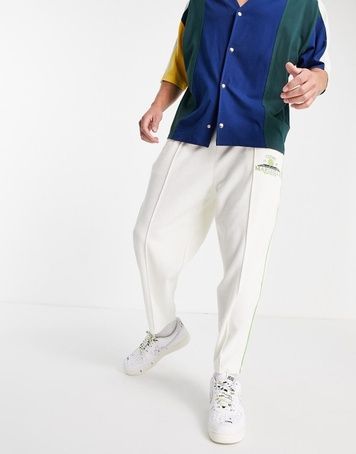 Джогери ASOS DESIGN oversized з махрової тканини Білий M 2039713 2039713 фото