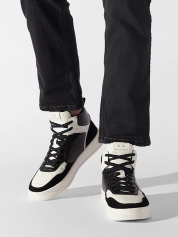 Кеди Armani Exchange XUZ040 Чорно-Білий 44 XUZ040 XV601 XUZ040 XV601 фото