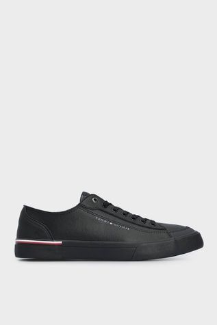 Кеди Tommy Hilfiger Corporate Vulc Leather Чорний 41 FM0FM04953 FM0FM04953 фото