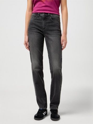 Прямі джинси Wrangler Straight Чорний W27L30 112351064 112351064 фото