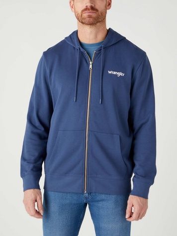 Худі Wrangler Zip Thru Синій M W6X3HAXTG W6X3HAXTG фото