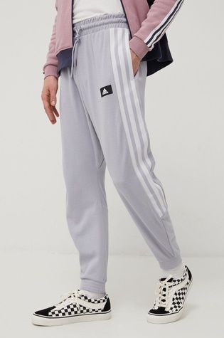 Спортивні штани adidas TRVL 3-Stripes Сірий L HE2264 HE2264 фото
