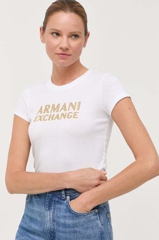 Футболка Armani Exchange Білий S 6RYT07 YJ8QZ 6RYT07 YJ8QZ фото