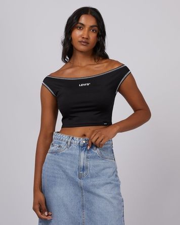 Топ Levi's Graphic Bardot Чорний XS A6038 0002 A6038 0002 фото