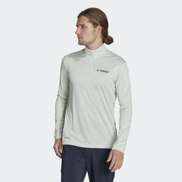Футболка adidas Terrex Multi Half-Zip Зелений S HI1613 HI1613 фото
