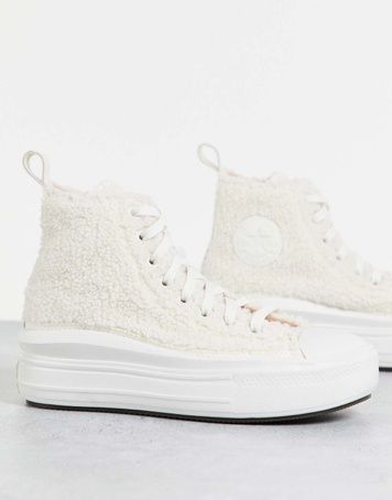 Кеди Converse Chuck Taylor All Star Cozy Move Sherpa Білий 37 573074C 573074C фото