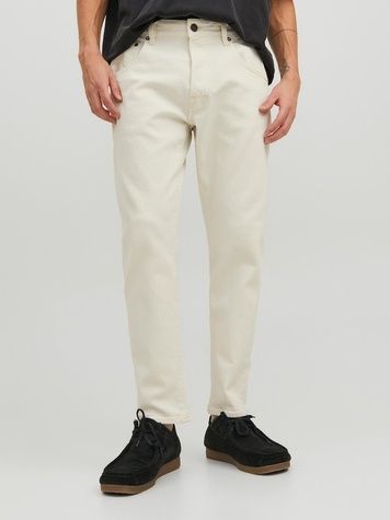 Джинси Jack&Jones Frank Leen Cropped CJ 217 Бежевий W32L32 12237748 12237748 фото