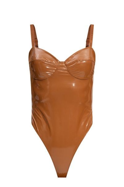 Латексне боді adidas x Ivy Park Latex Bsuit Коричневий XS H19005 H19005 фото