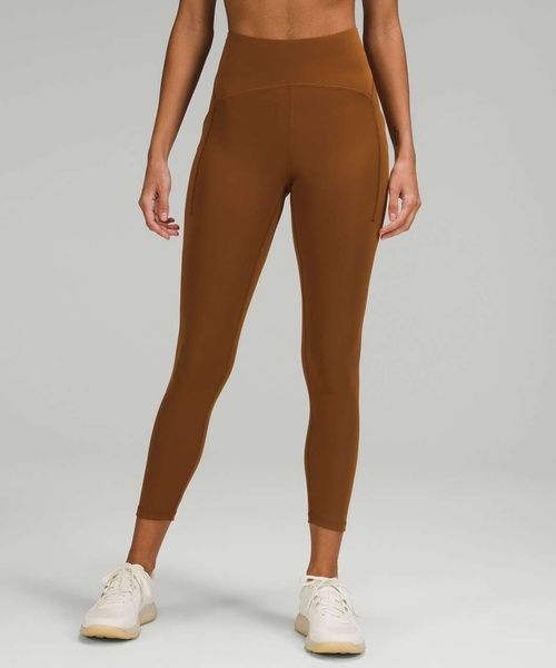 Легінси Lululemon Power Thru High-Rise Tight 25" Copper Brown 18/4XL LW5CVIS LW5CVIS 0321 фото