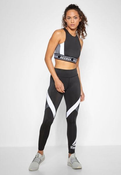 Легінси Reebok WOR Big Delta Tight Чорний S DU4725 DU4725 фото