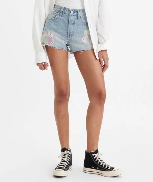 Шорти Levi's 501 Original Блакитний W23 563270354 563270354 фото