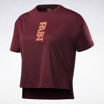 Футболка Reebok RE Graphic Run Бордовий XL FT1024 FT1024 фото