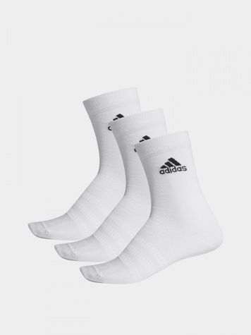 Шкарпетки adidas Crew Performance 3-Pack Білий 40-42 DZ9393 DZ9393 фото