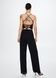 Штани MANGO Flowy Palazzo Чорний M 37050456 37050456 фото 2