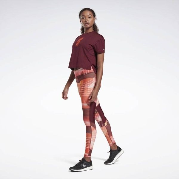 Футболка Reebok RE Graphic Run Бордовий XL FT1024 FT1024 фото