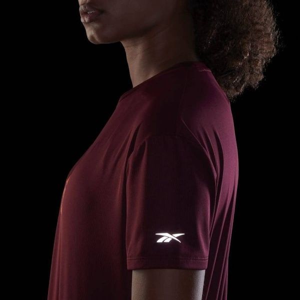 Футболка Reebok RE Graphic Run Бордовий XL FT1024 FT1024 фото