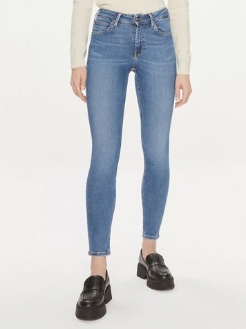Джинси Lee Foreverfit Waist Skinny Синій W32L33 112348936 112348936 фото