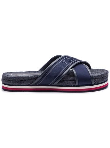 Еспадрильї Tommy Hilfiger Colorful Tommy Flat Синій 38 FW0FW04159 FW0FW04159 фото