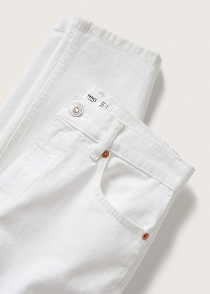 Джинси Mango Mom Білий EUR34 37010255 37010255 фото
