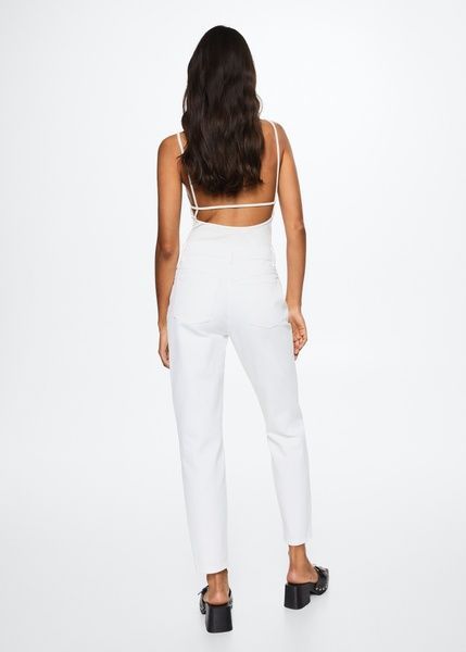 Джинси Mango Mom Білий EUR34 37010255 37010255 фото