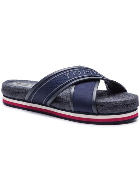 Еспадрильї Tommy Hilfiger Colorful Tommy Flat Синій 38 FW0FW04159 FW0FW04159 фото
