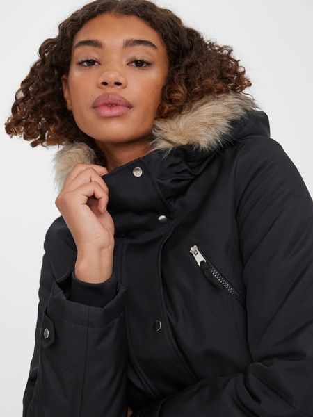 Парка Vero Moda EXPEDITION 3/4 Parka Чорний S 10257181 10257181 фото