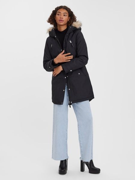 Парка Vero Moda EXPEDITION 3/4 Parka Чорний S 10257181 10257181 фото