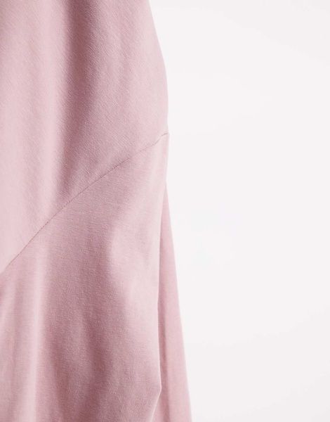 Лонгслів ASOS DESIGN Muscle Fit In Washed Рожевий L 1927951 1927951 фото