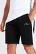 Шорти boohoo Man Slim Mid Length Side Panel Jersey Чорно-білий L AMM00083 AMM00083 фото 1