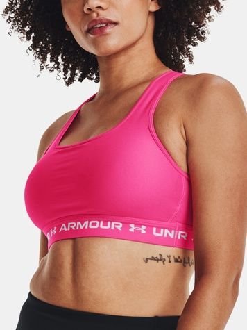 Спортивний топ Under Armour Crossback Mid Bra Рожевий XS 1361034-695 1361034-695 фото