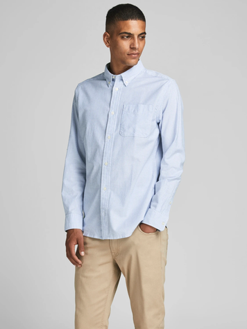 Сорочка Jack&Jones Brook Oxford Блакитний L 12192150 12192150 фото
