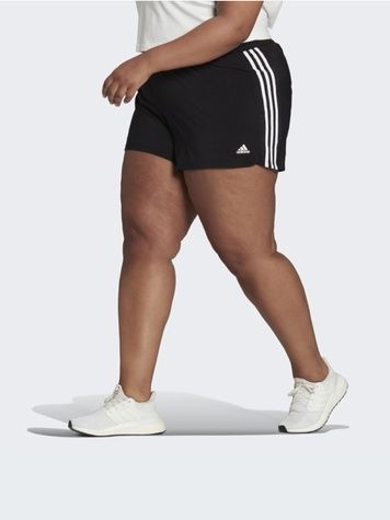 Шорти для тренувань adidas Pacer 3-Stripes Чорний 1X H59079 H59079 фото